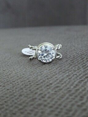 Noa Zuman Silver🤍 Clear Crystal💎 Ring💍
